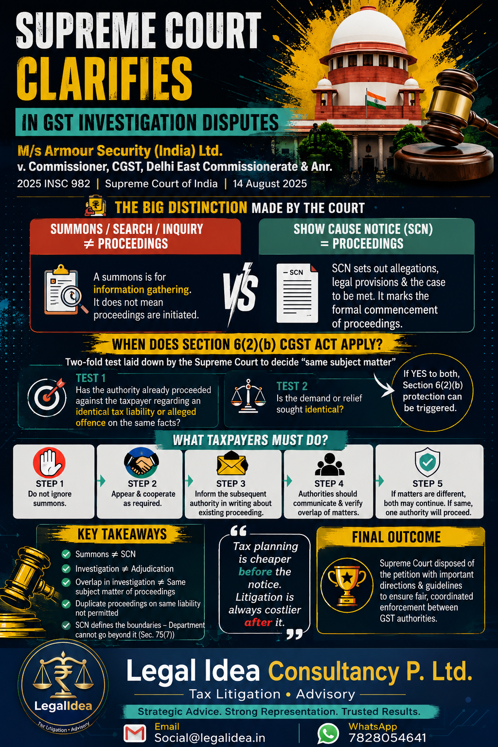 Can two GST authorities investigate the same taxpayer?